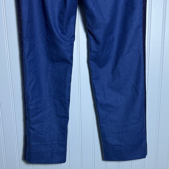 Women’s Blue Pants Billy Reid size 8 Pockets Zipper Business Casual - Picture 5 of 13